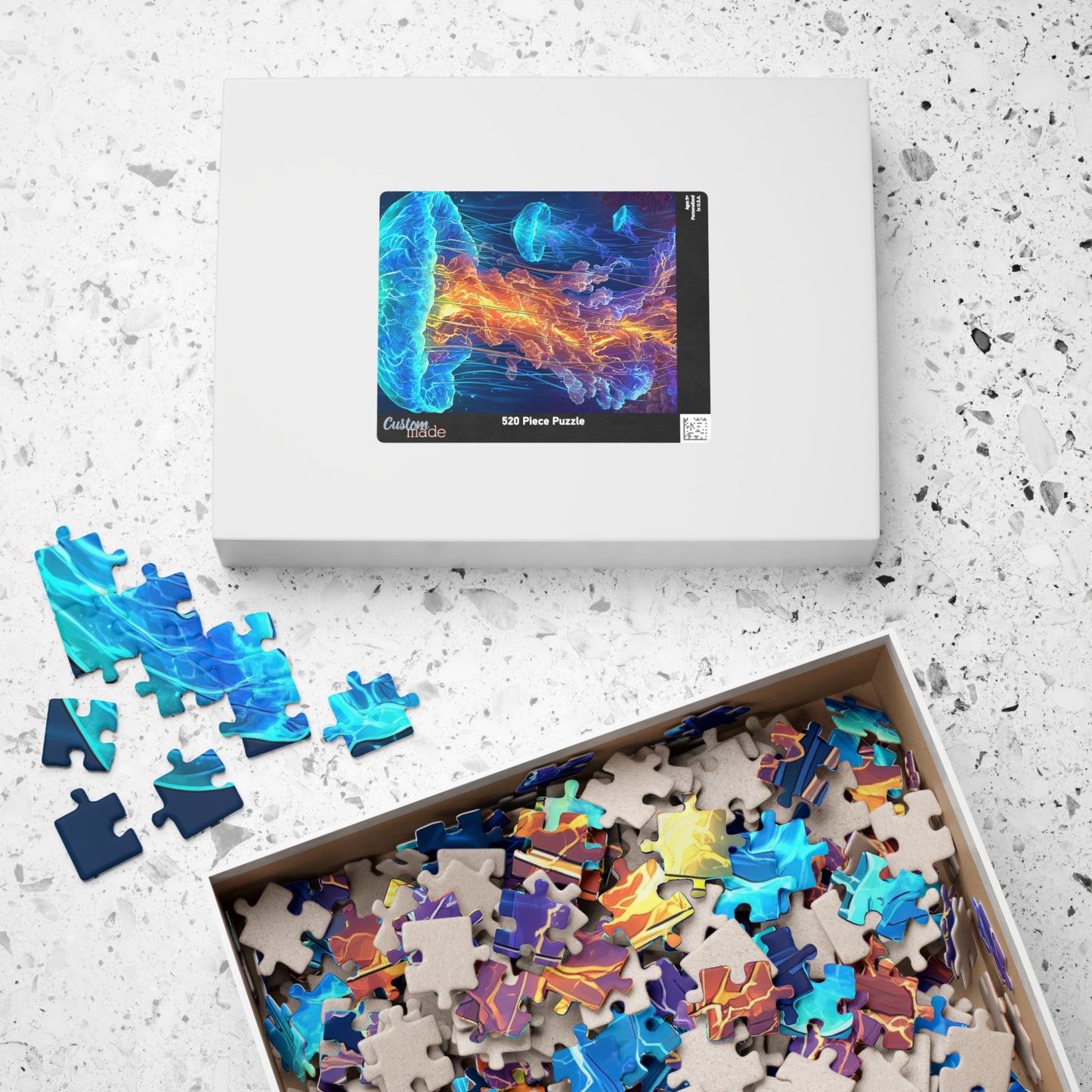 Luminous Jellyfish Glow Jigsaw Puzzle