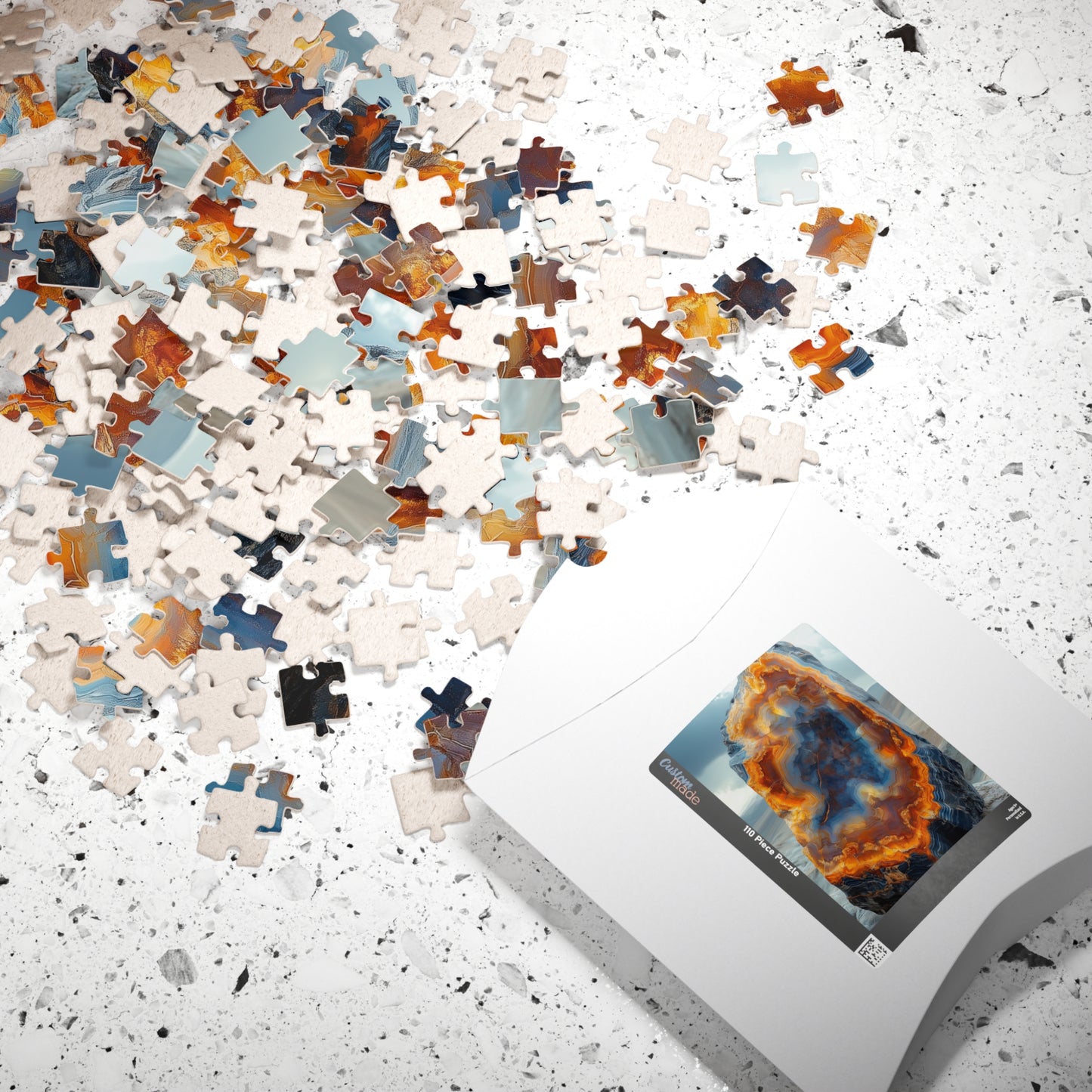 Fractured Agate Jigsaw Puzzle
