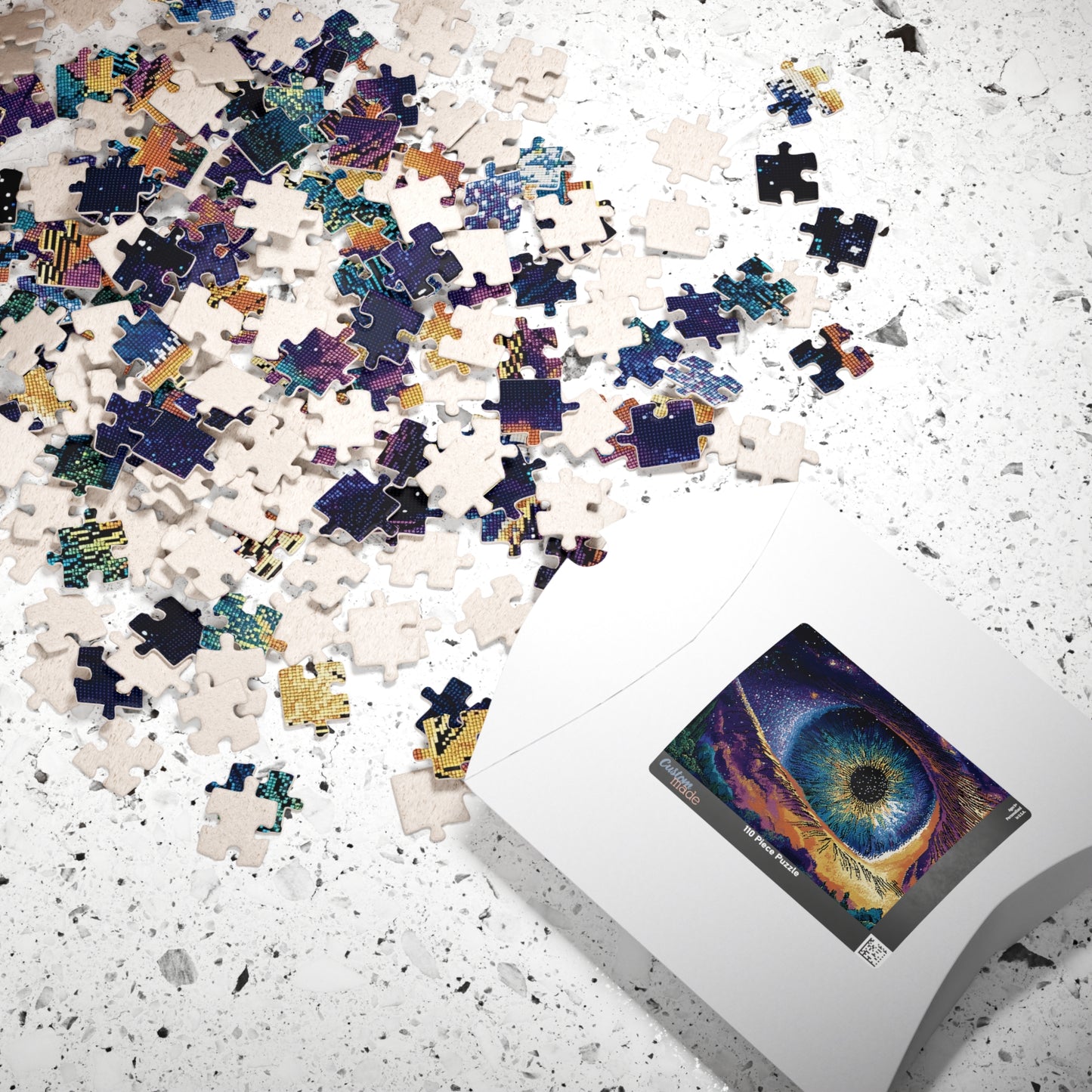 Cosmic Eye Galaxy Jigsaw Puzzle