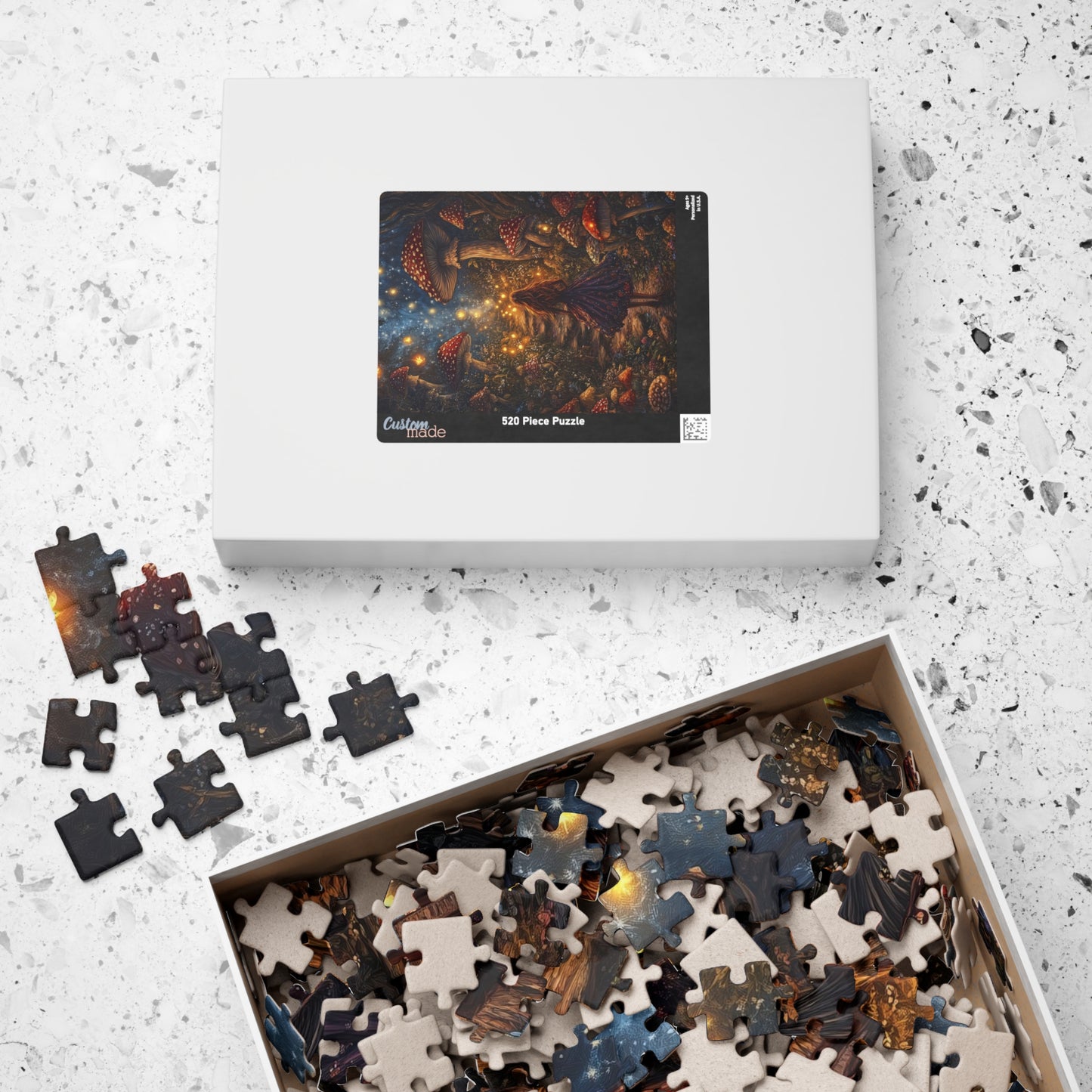 Enchanted Mushroom Path Jigsaw Puzzle