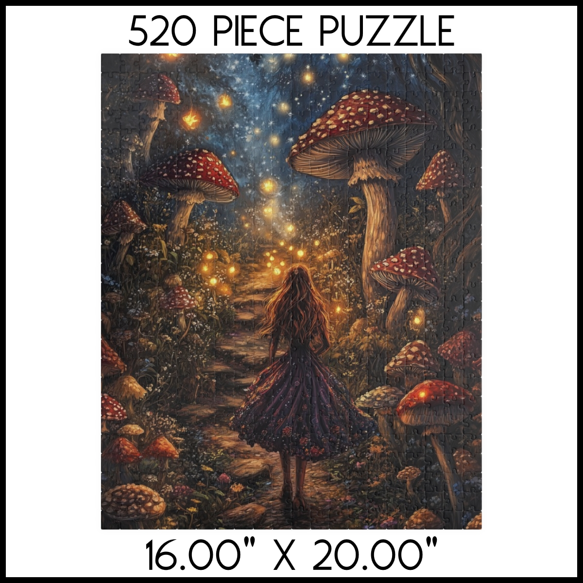 Enchanted Mushroom Path Jigsaw Puzzle