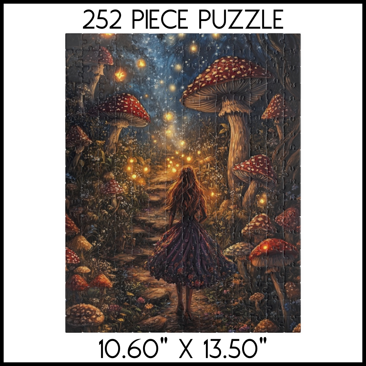 Enchanted Mushroom Path Jigsaw Puzzle