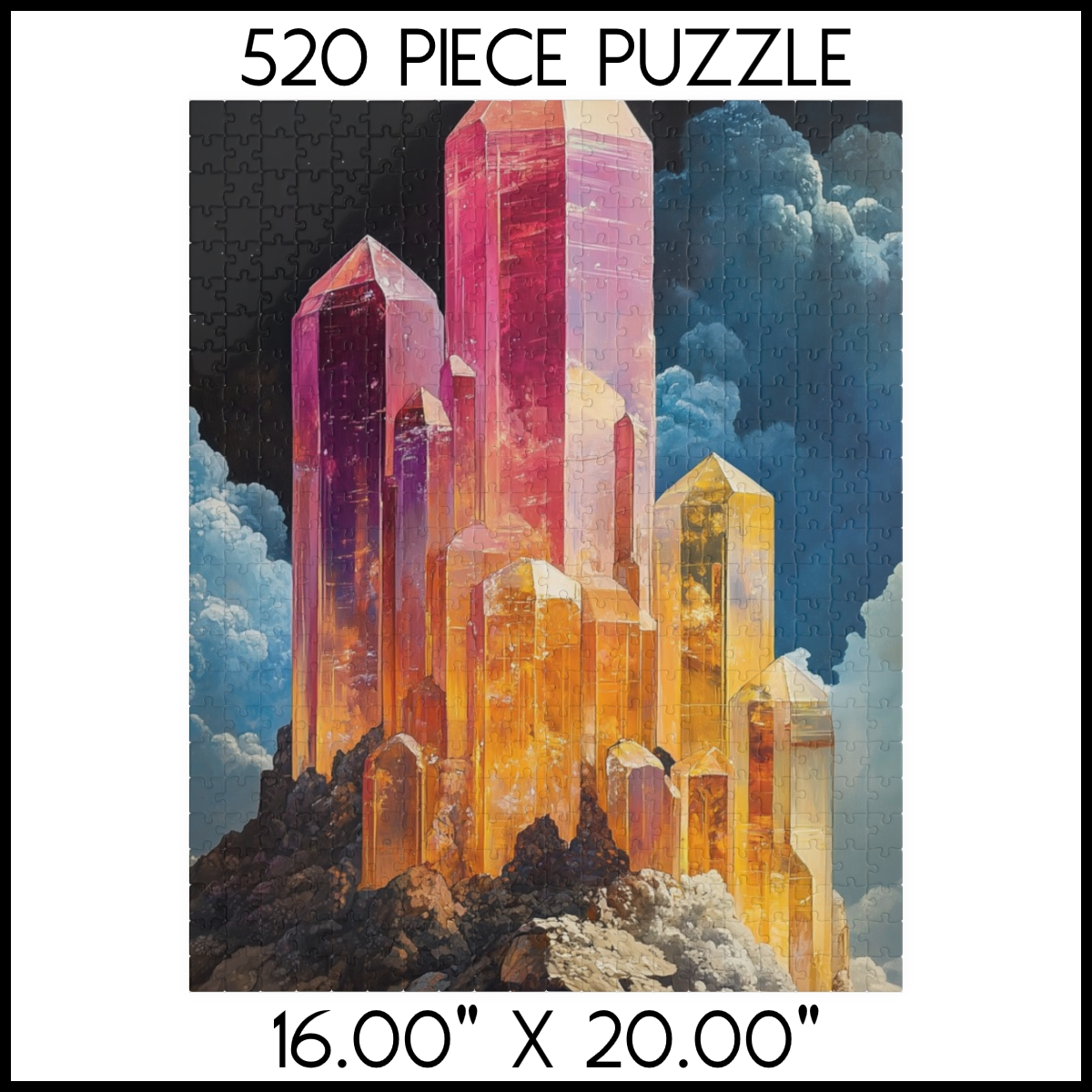 Crystal Mountain Peaks Jigsaw Puzzle