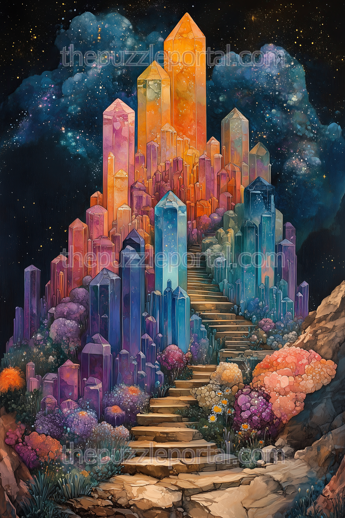 Crystal Castle Pathway Jigsaw Puzzle