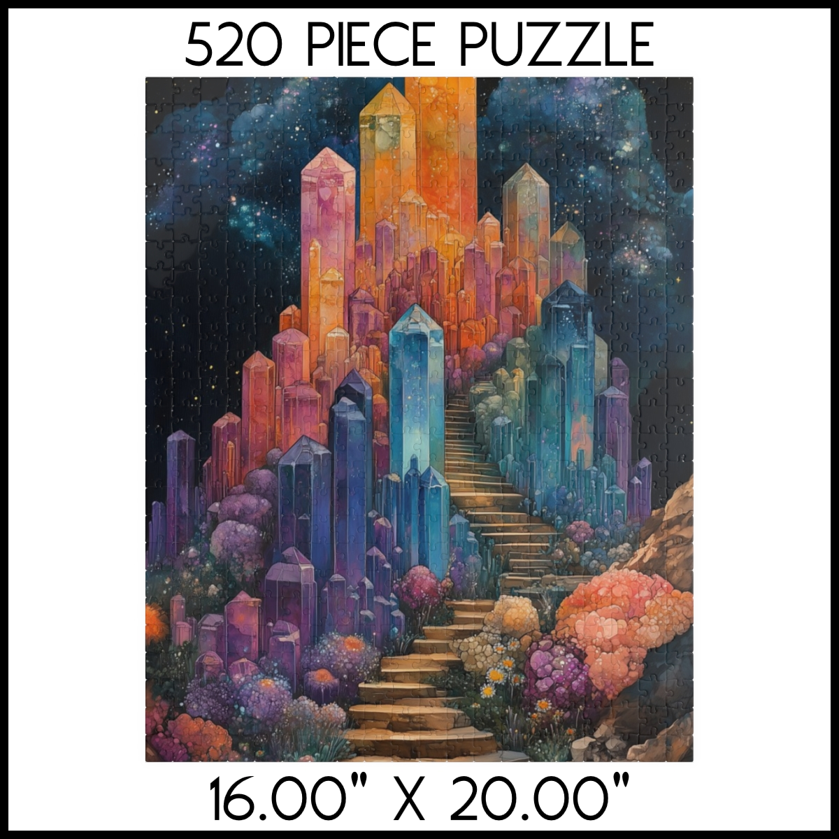 Crystal Castle Pathway Jigsaw Puzzle