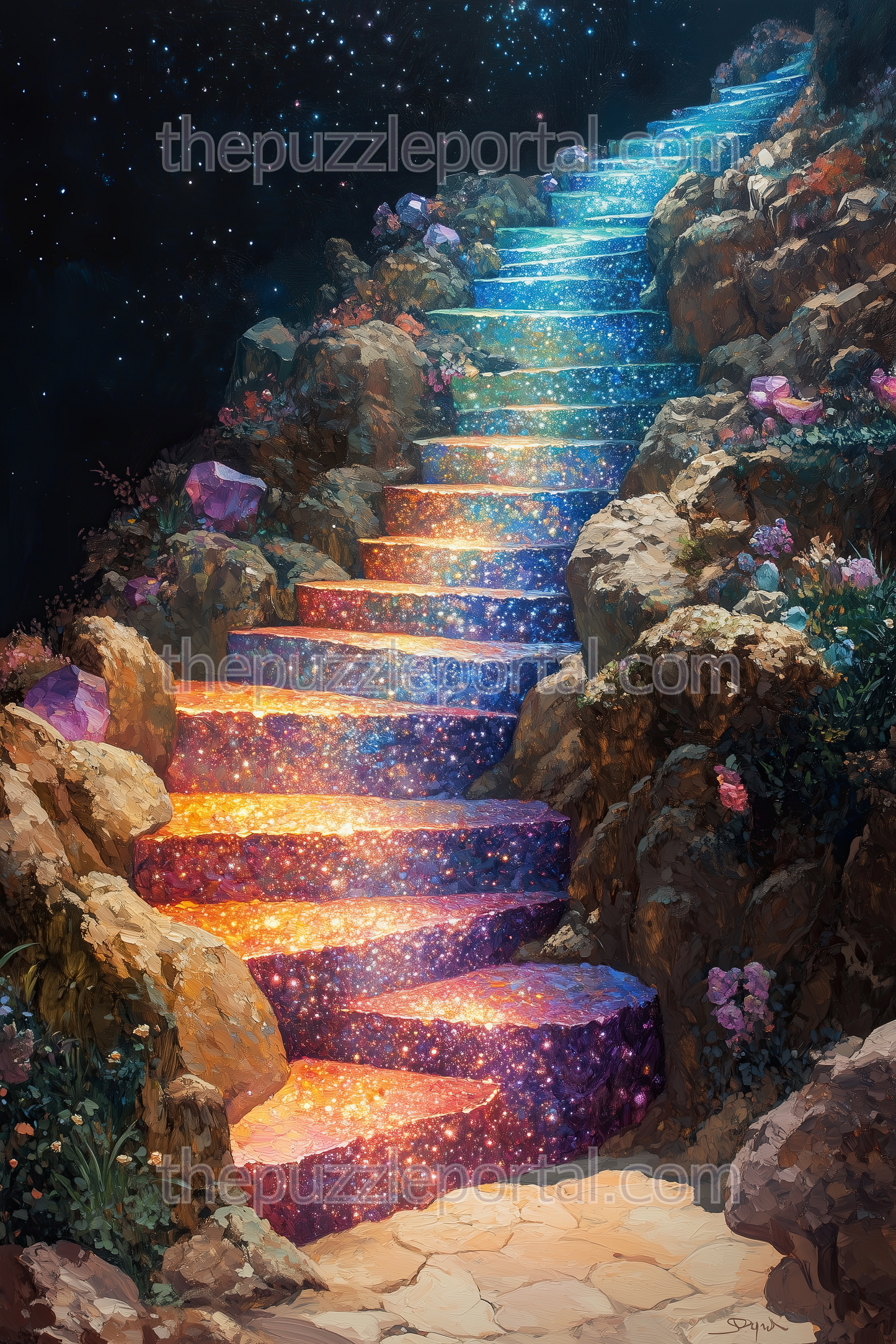 Starlit Pathway Jigsaw Puzzle