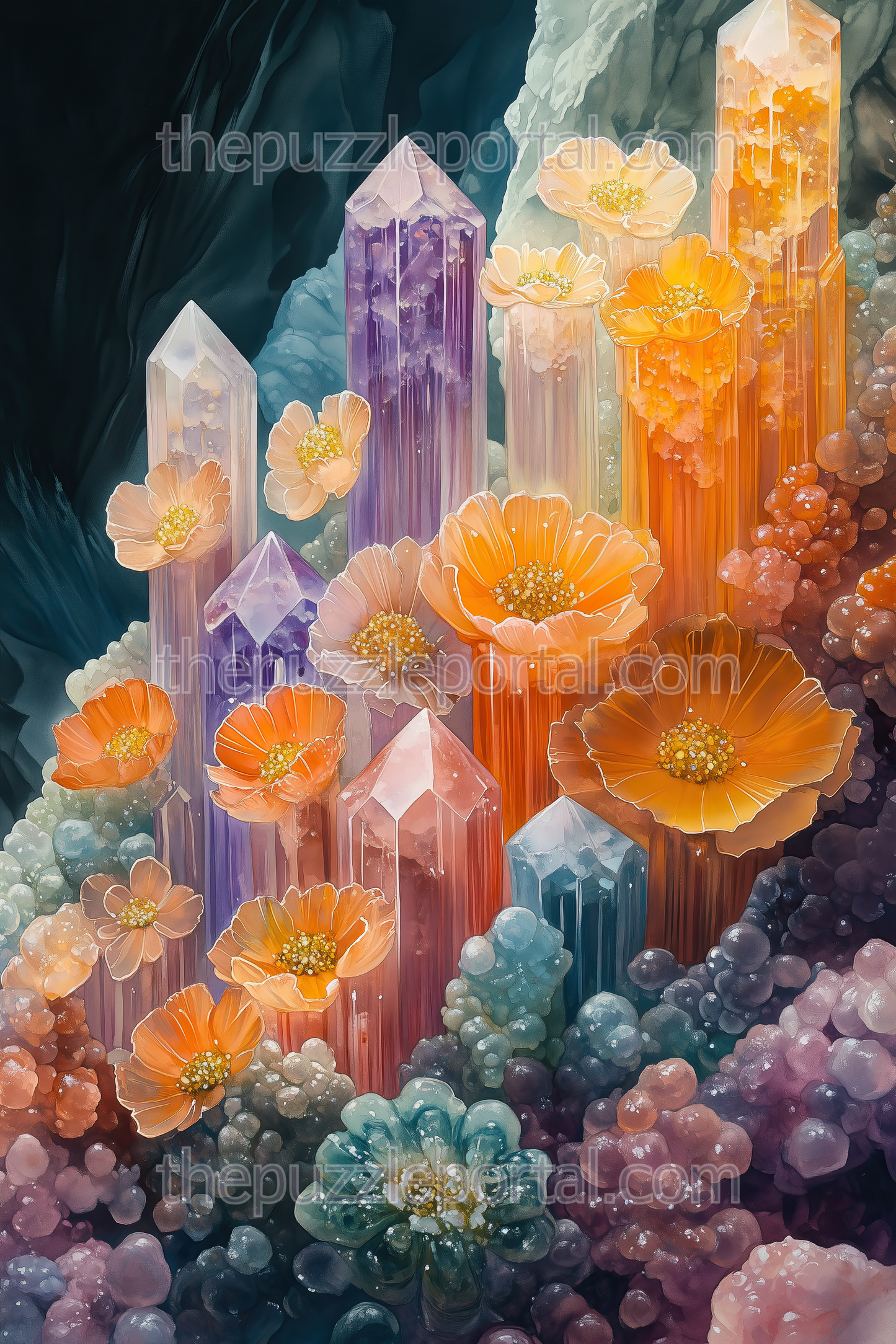 Crystal Bloom Jigsaw Puzzle