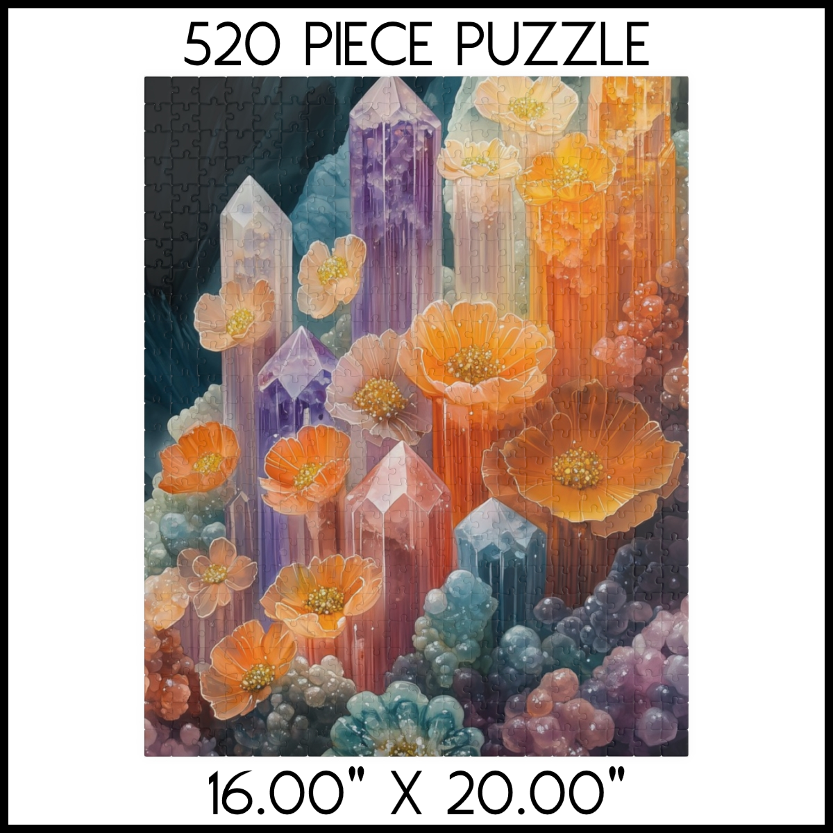 Crystal Bloom Jigsaw Puzzle