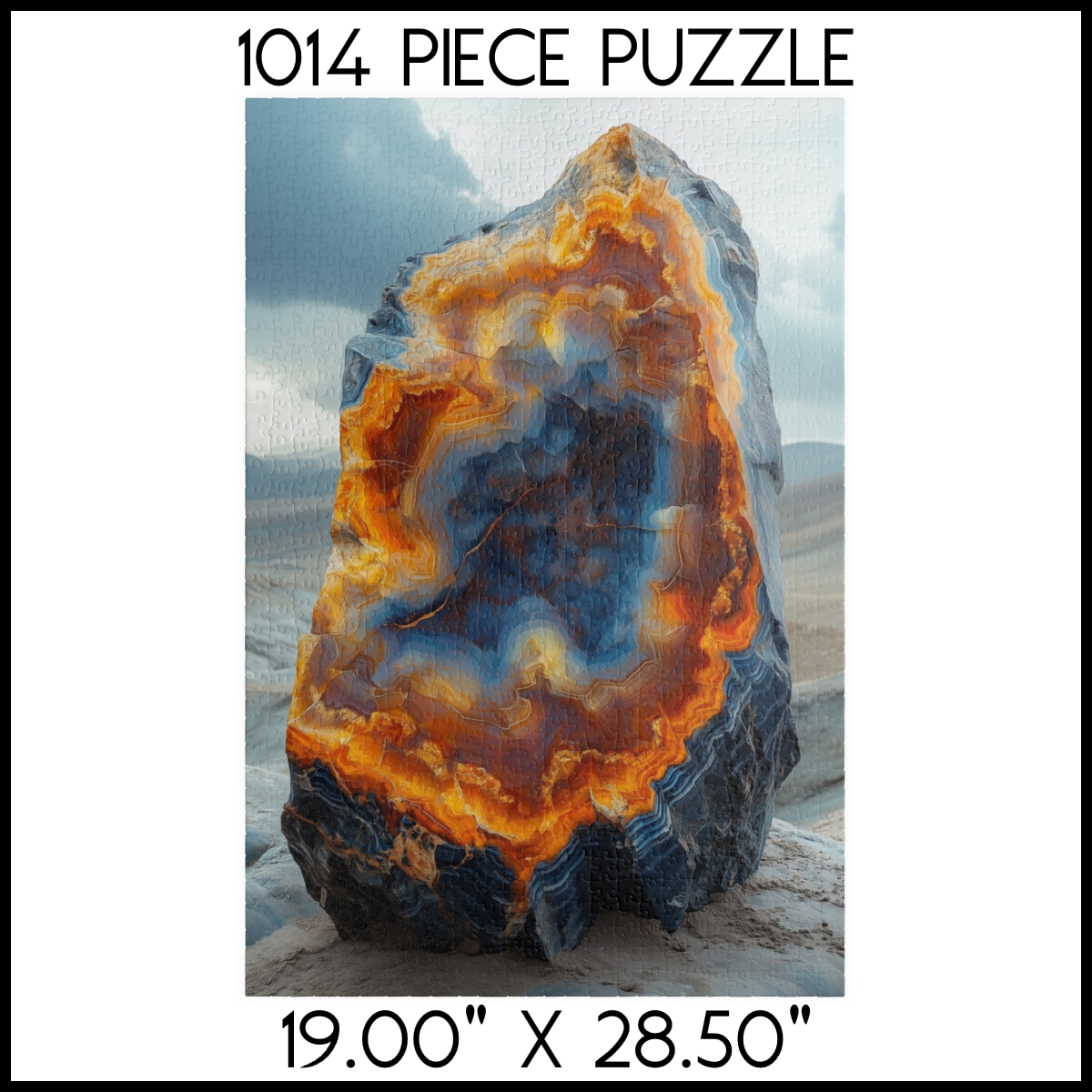 Fractured Agate Jigsaw Puzzle