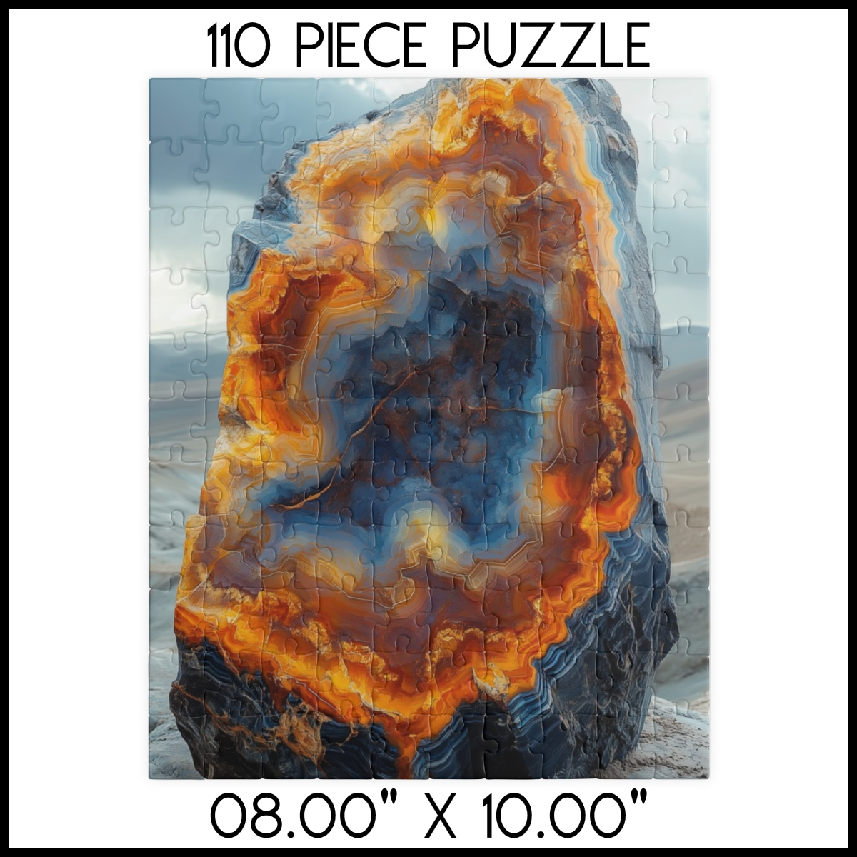 Fractured Agate Jigsaw Puzzle