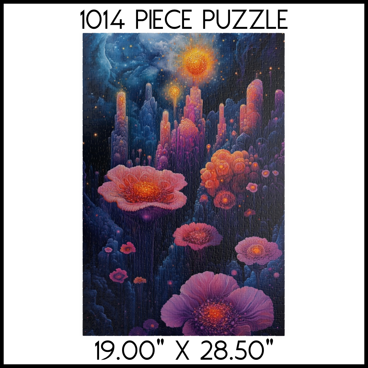 Nocturnal Bloom Jigsaw Puzzle