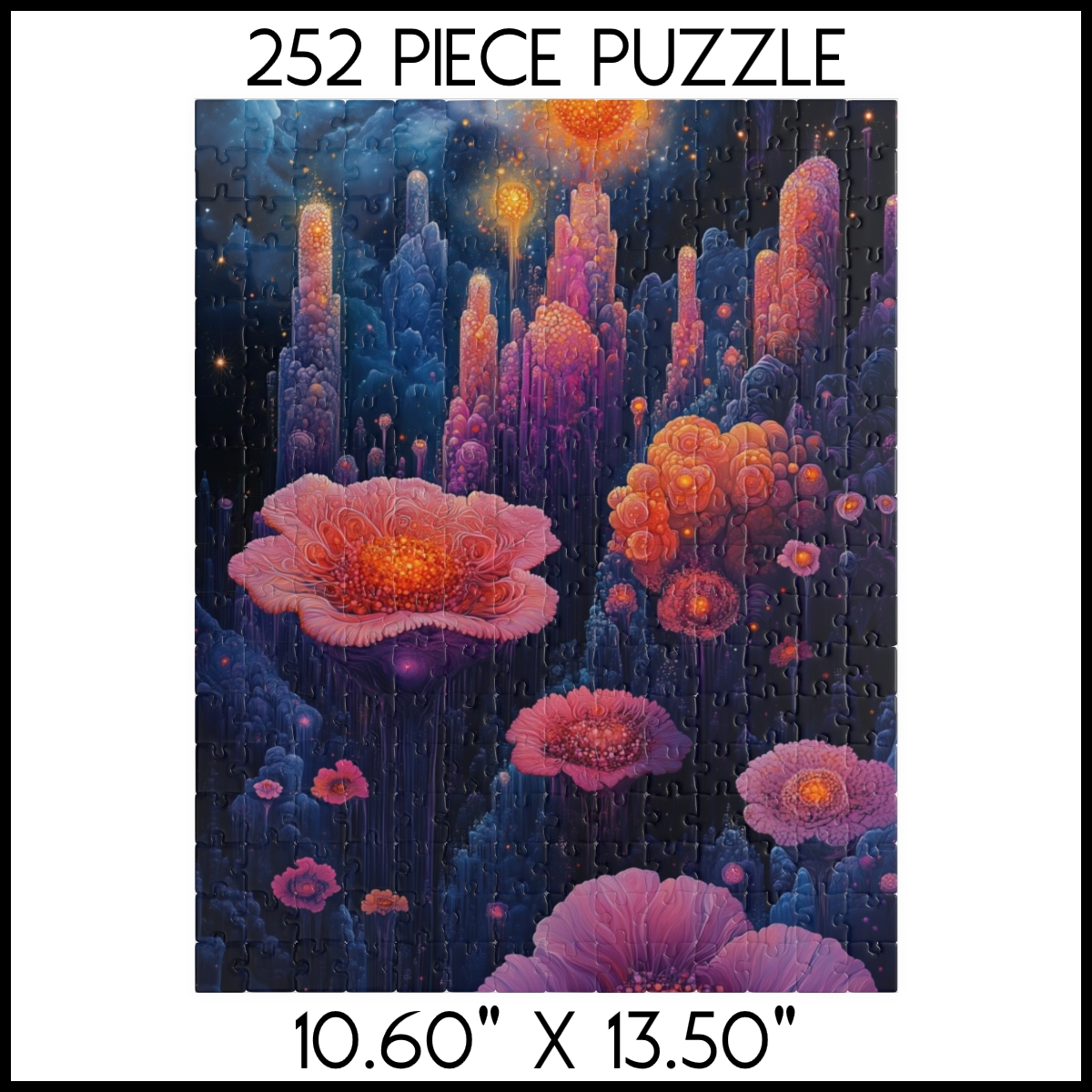 Nocturnal Bloom Jigsaw Puzzle