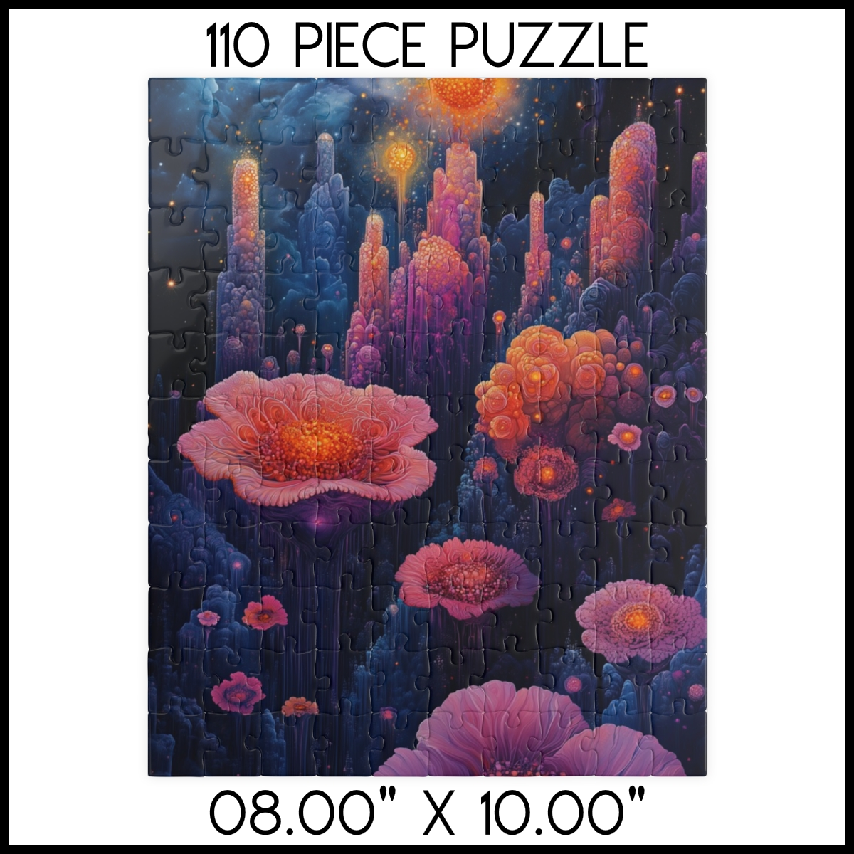 Nocturnal Bloom Jigsaw Puzzle