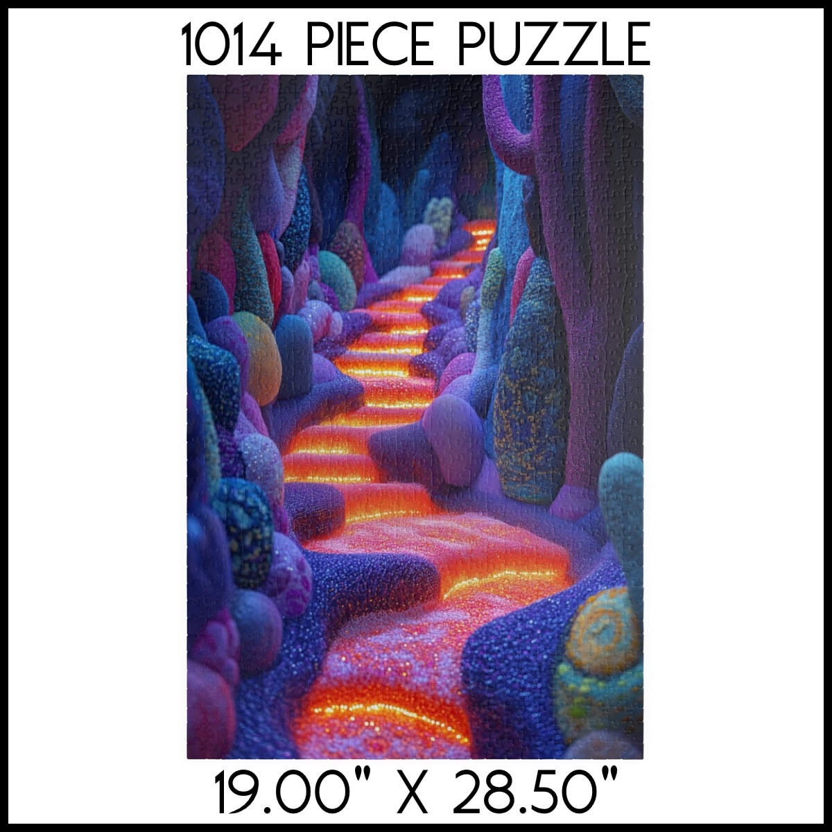 Glowing Lava Pathway Jigsaw Puzzle