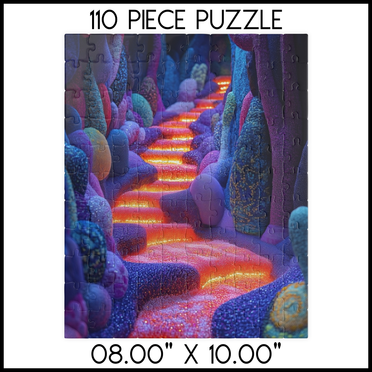 Glowing Lava Pathway Jigsaw Puzzle