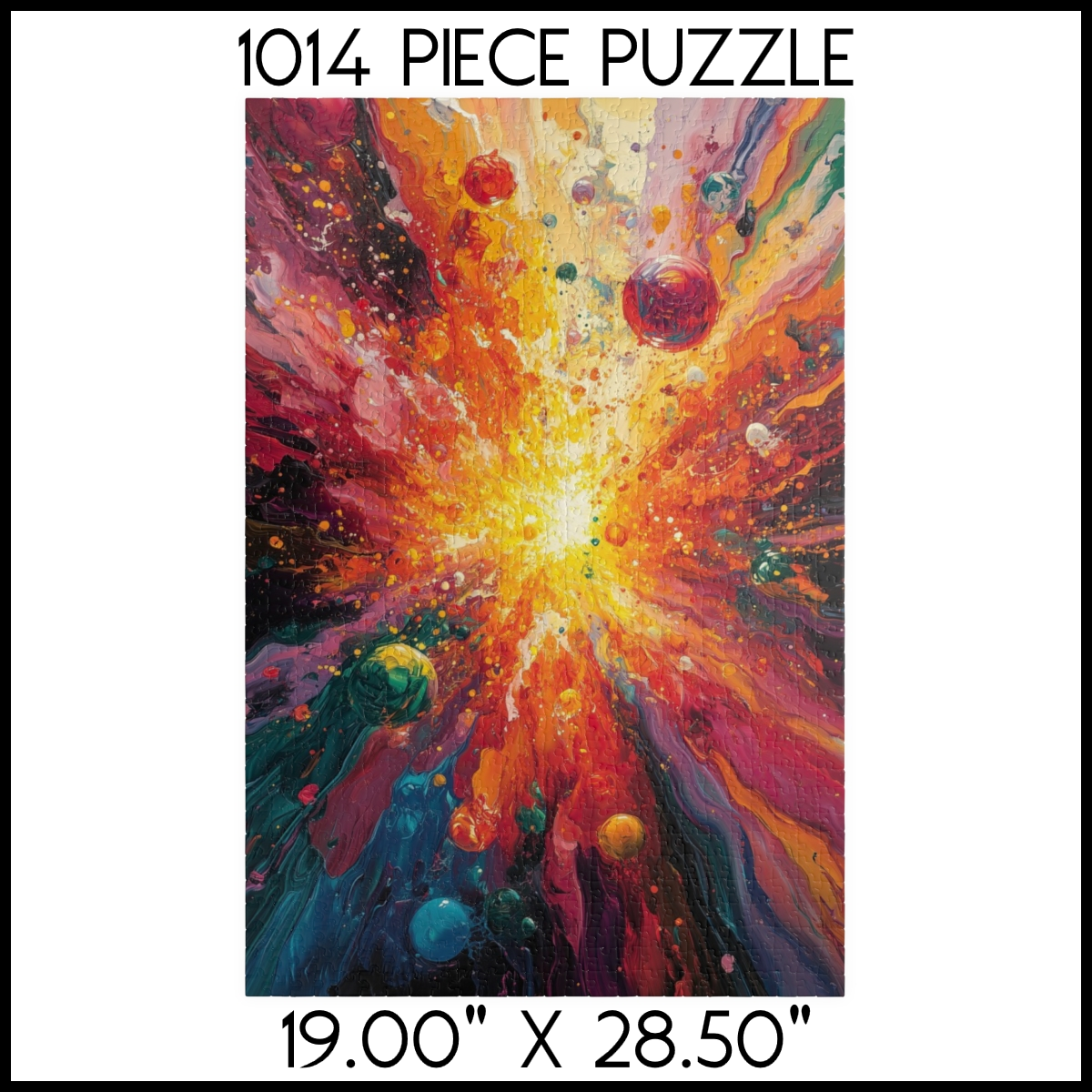 Cosmic Explosion Jigsaw Puzzle