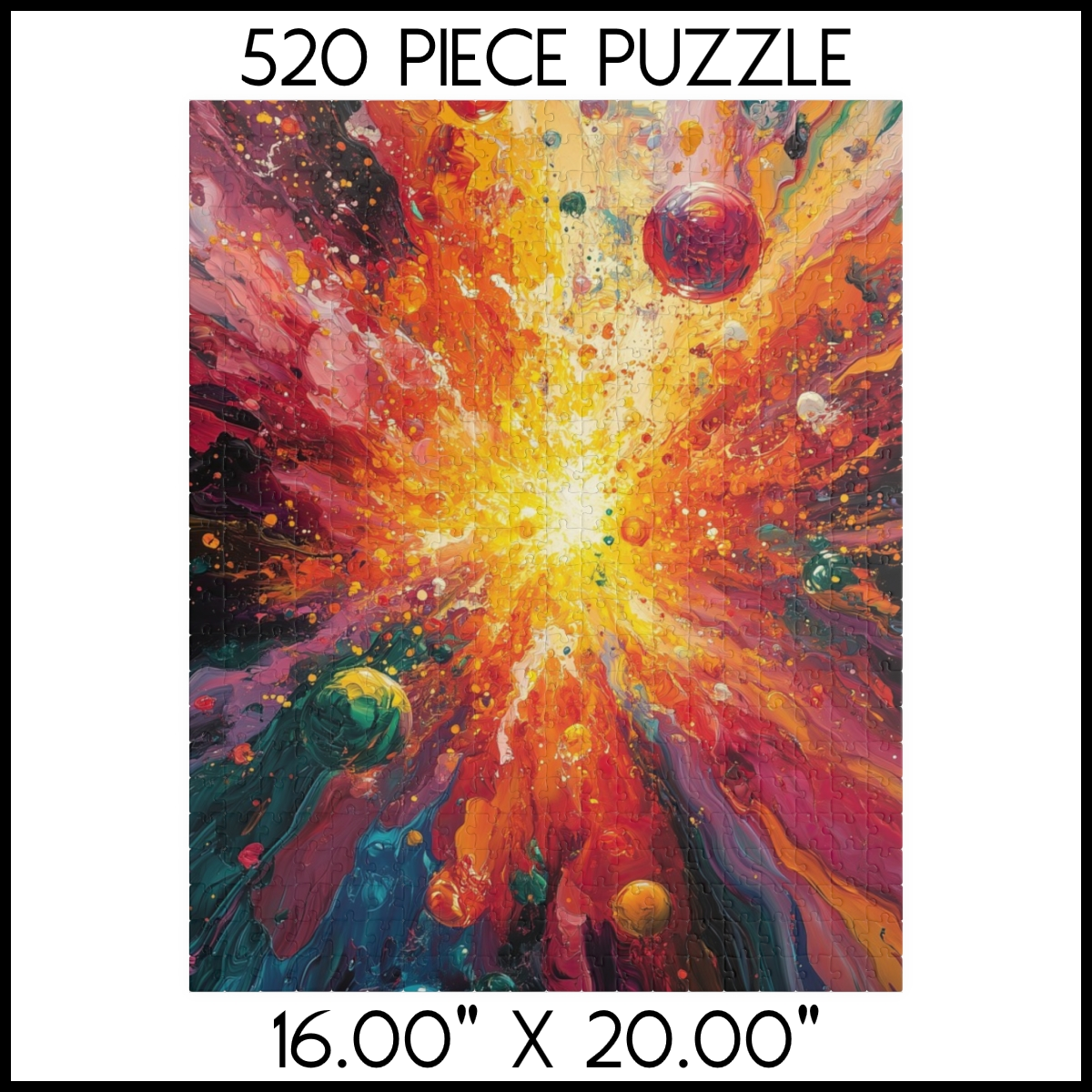 Cosmic Explosion Jigsaw Puzzle