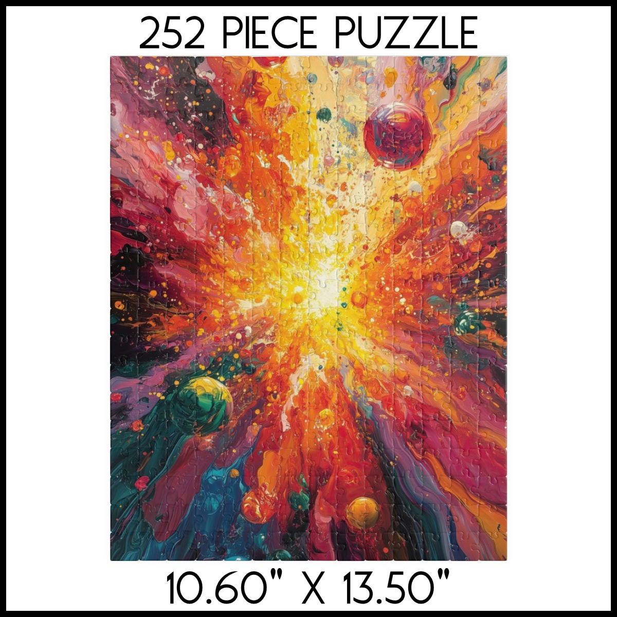 Cosmic Explosion Jigsaw Puzzle