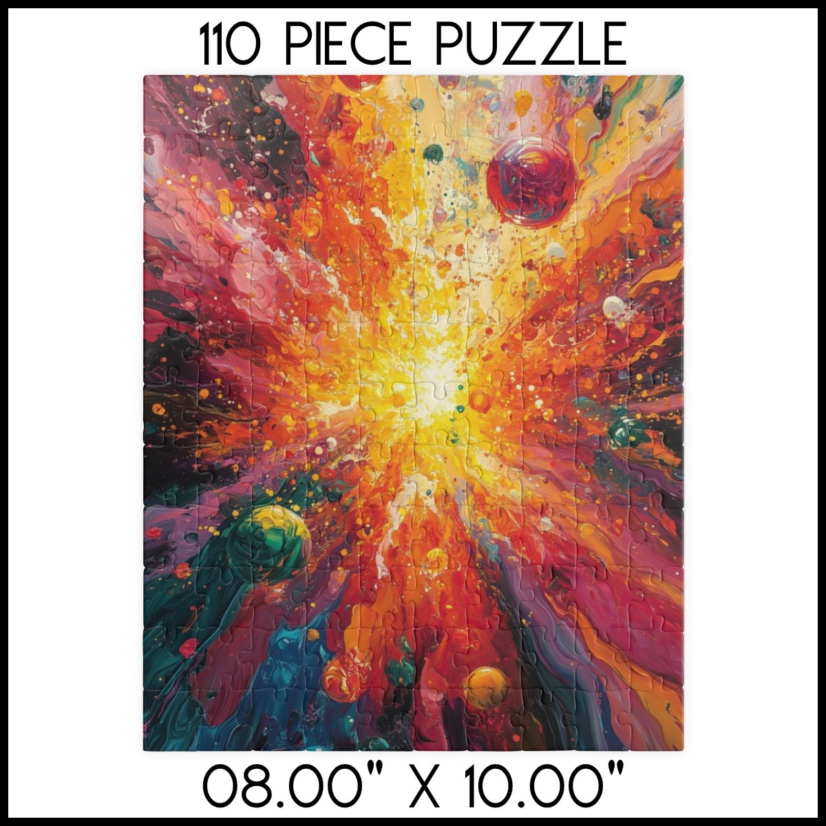 Cosmic Explosion Jigsaw Puzzle