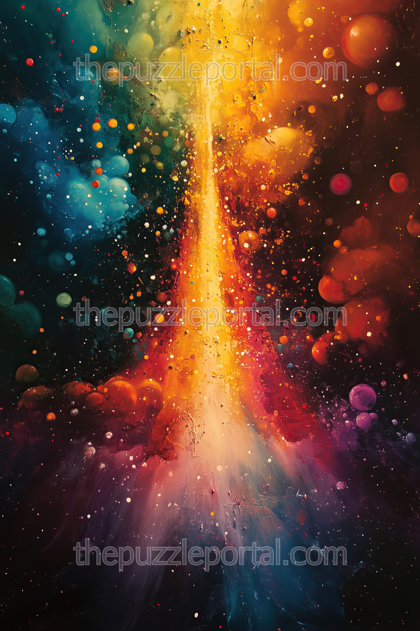 Cosmic Explosion Jigsaw Puzzle