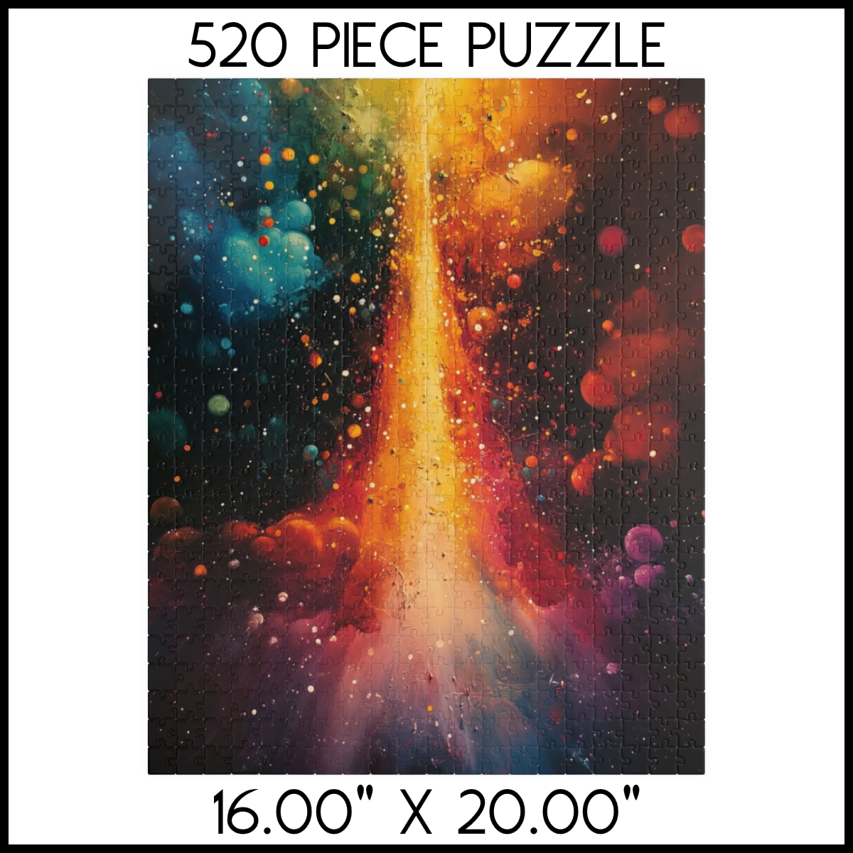 Cosmic Explosion Jigsaw Puzzle