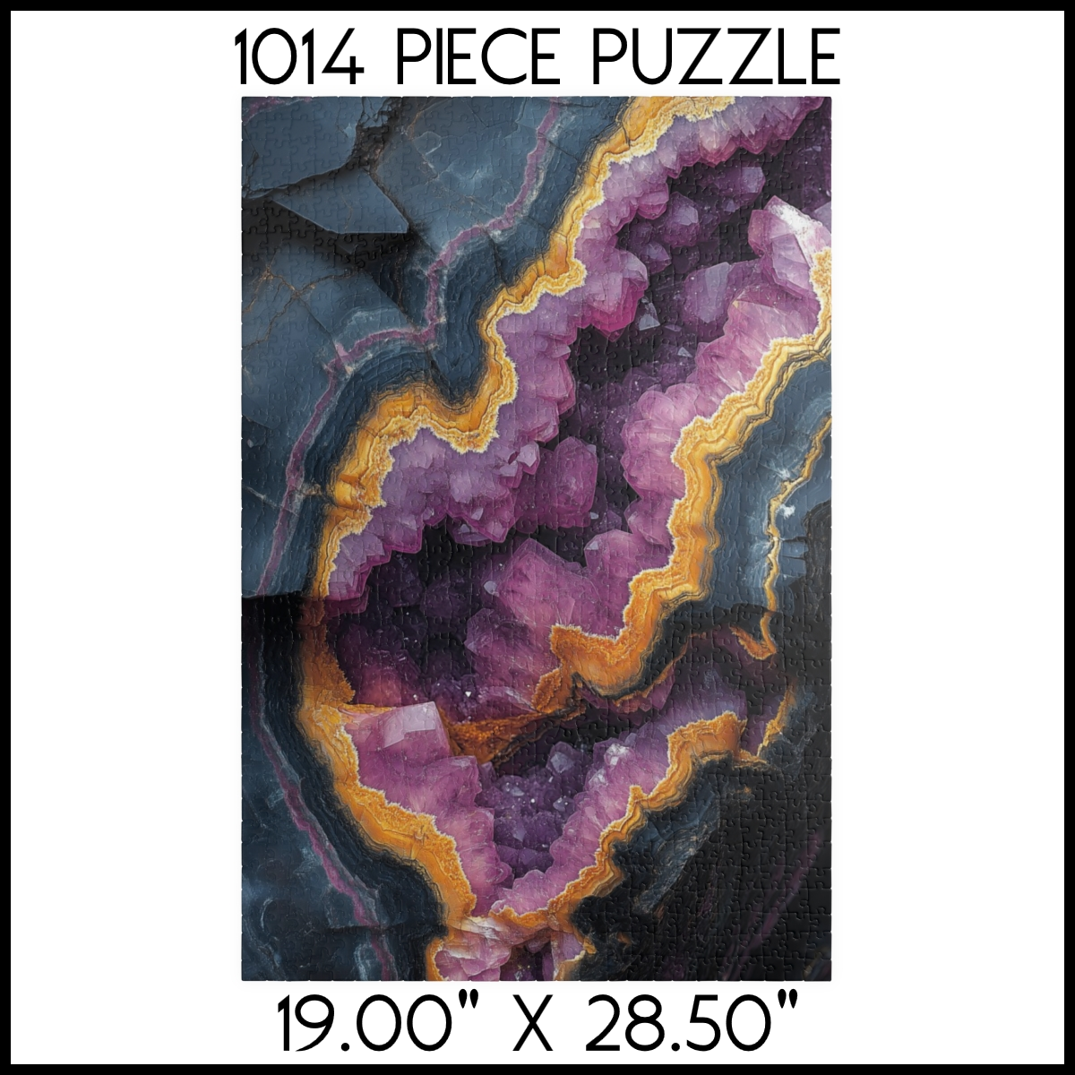 Amethyst Crystal Formation Jigsaw Puzzle
