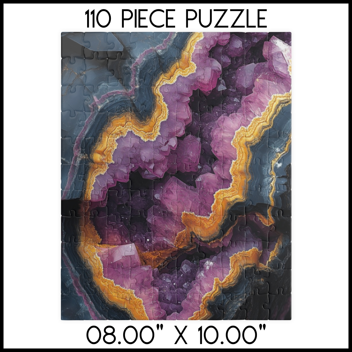 Amethyst Crystal Formation Jigsaw Puzzle