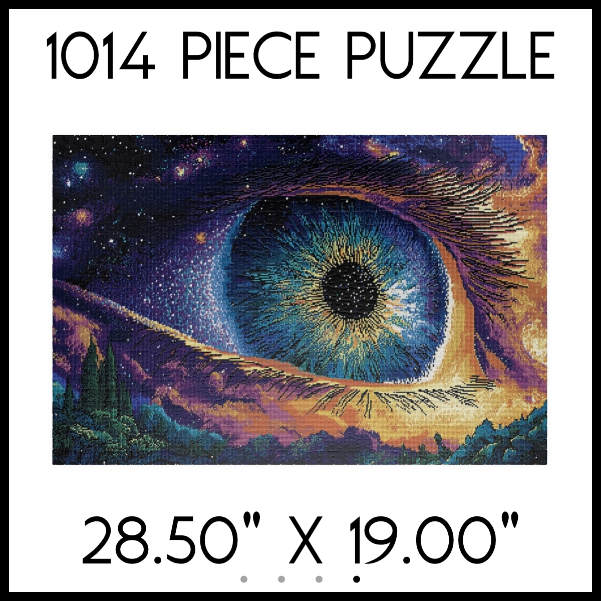 Cosmic Eye Galaxy Jigsaw Puzzle