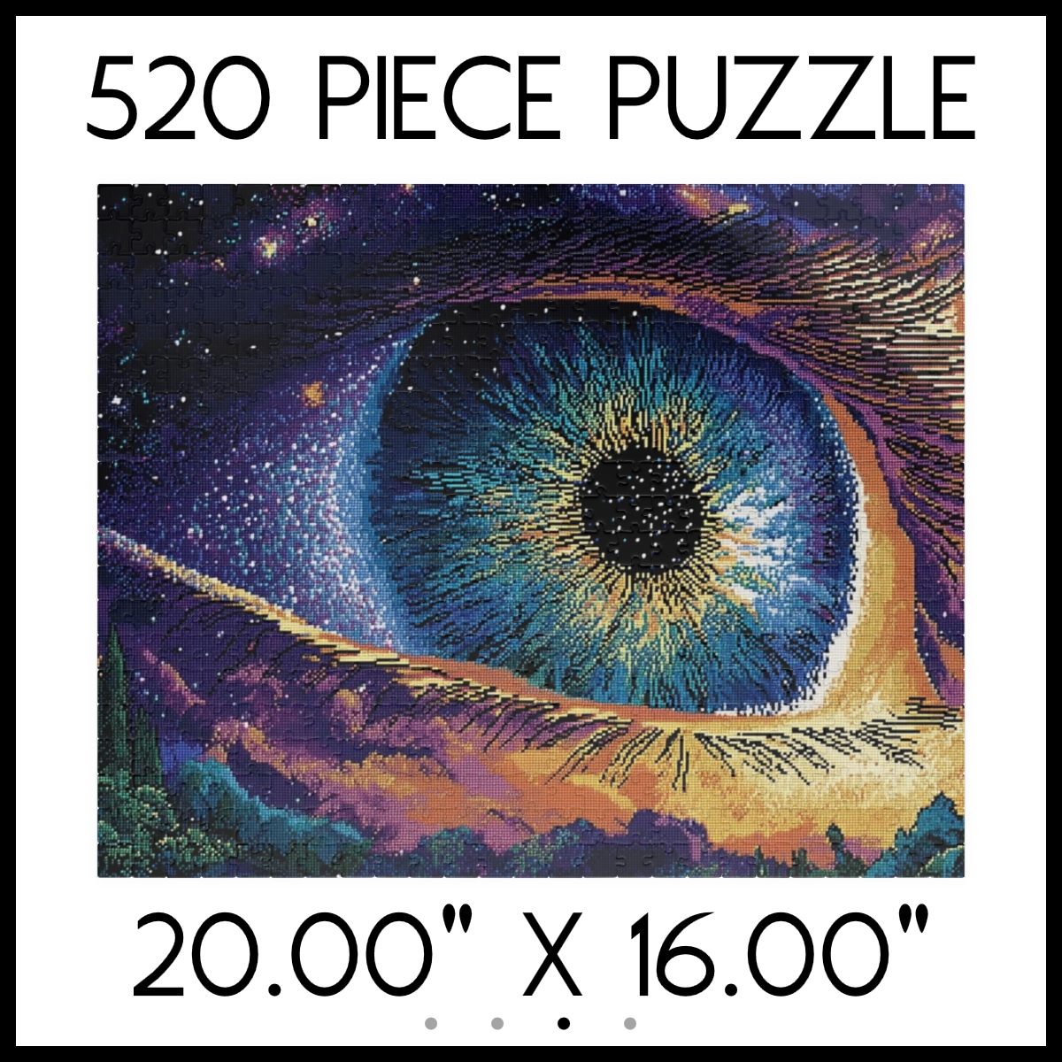 Cosmic Eye Galaxy Jigsaw Puzzle