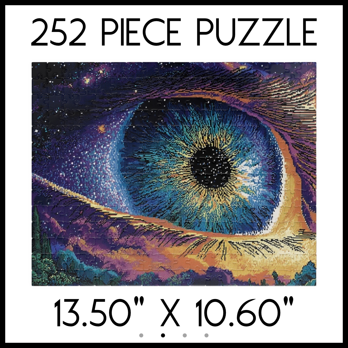 Cosmic Eye Galaxy Jigsaw Puzzle