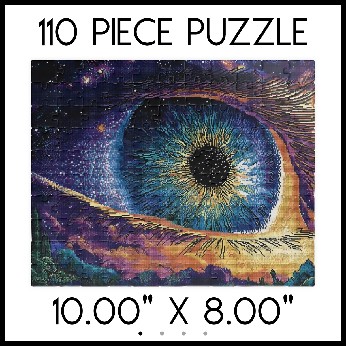 Cosmic Eye Galaxy Jigsaw Puzzle