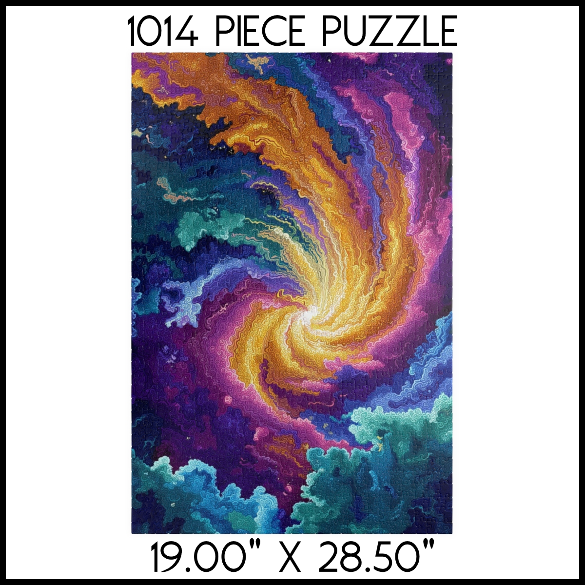 Twirling Galaxy Jigsaw Puzzle