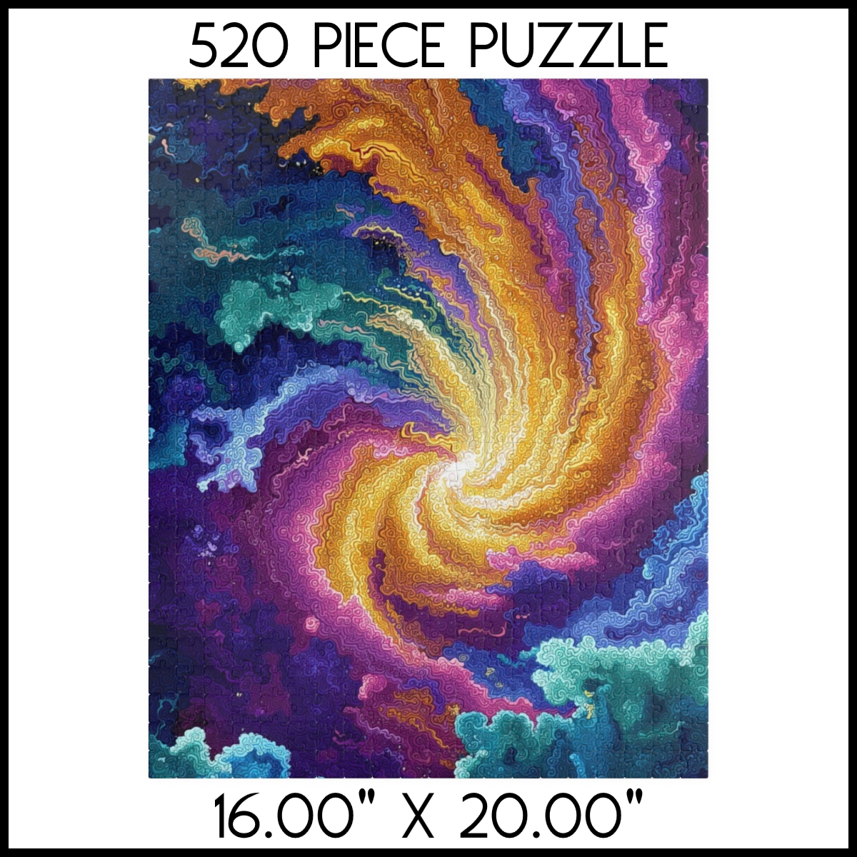 Twirling Galaxy Jigsaw Puzzle