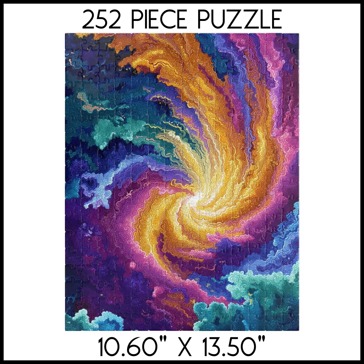 Twirling Galaxy Jigsaw Puzzle