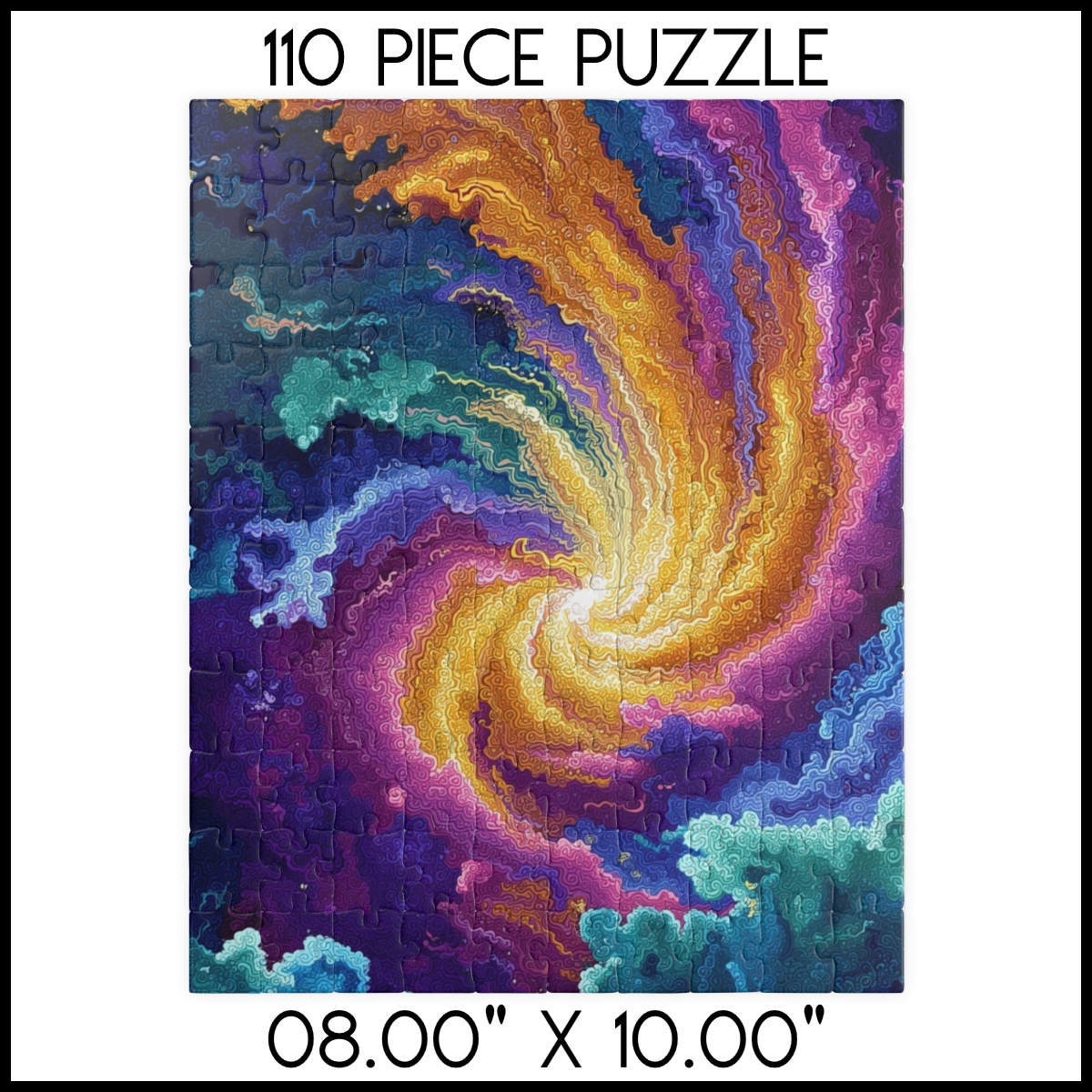 Twirling Galaxy Jigsaw Puzzle