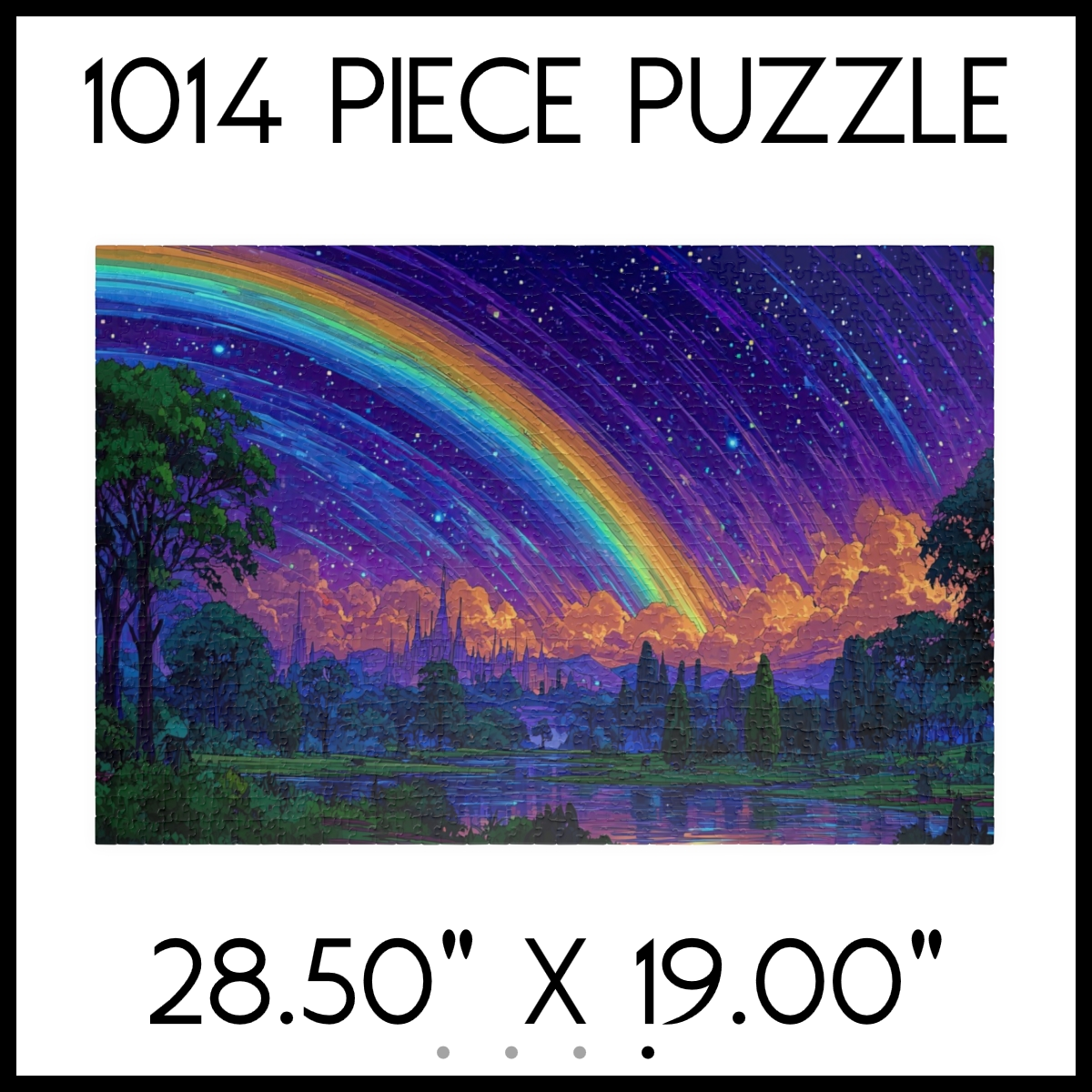 Nocturnal Rainbow Fantasy Jigsaw Puzzle