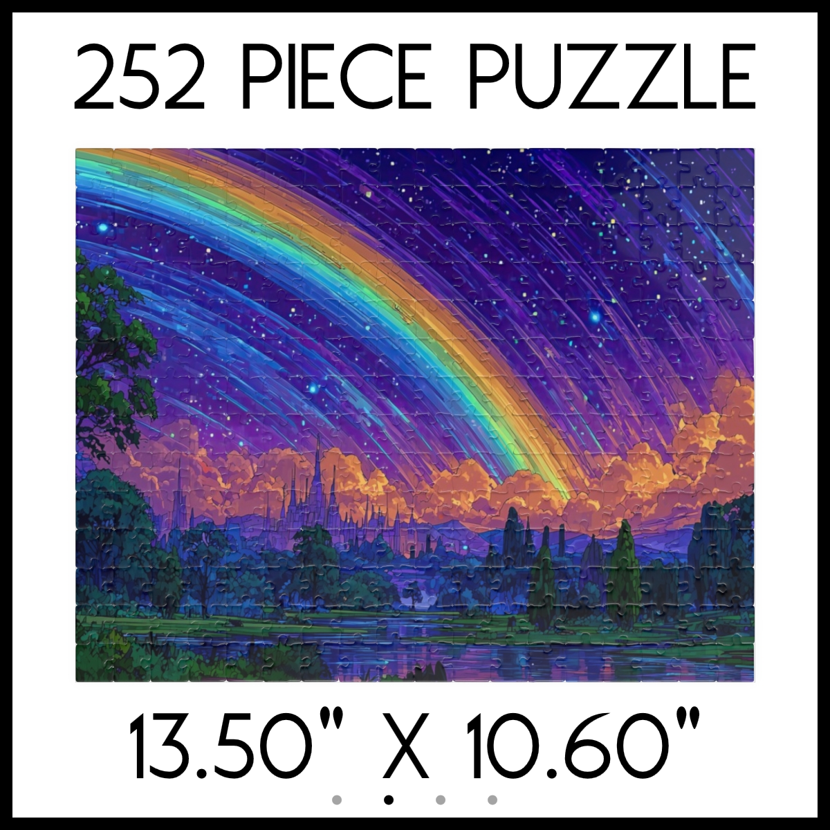 Nocturnal Rainbow Fantasy Jigsaw Puzzle