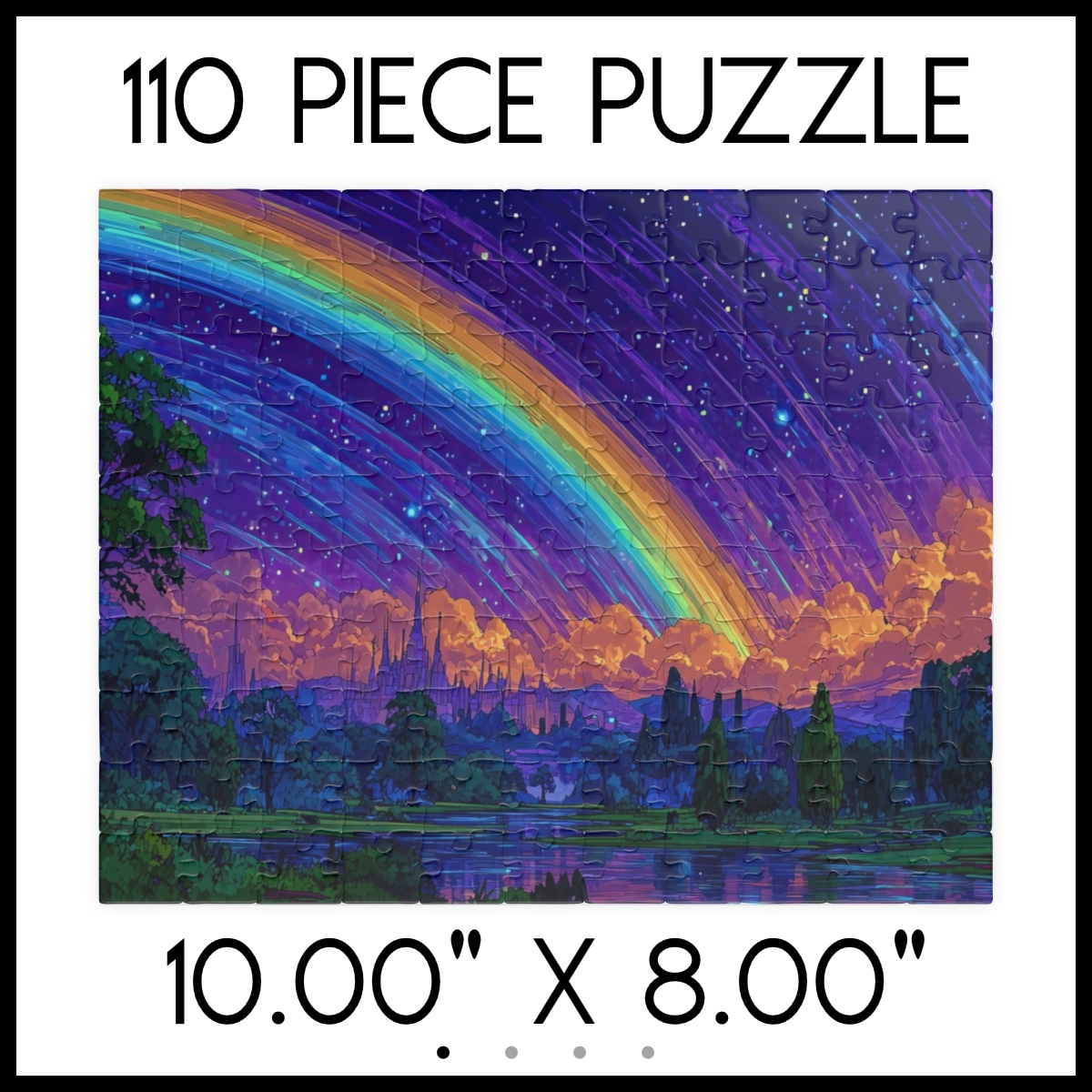 Nocturnal Rainbow Fantasy Jigsaw Puzzle