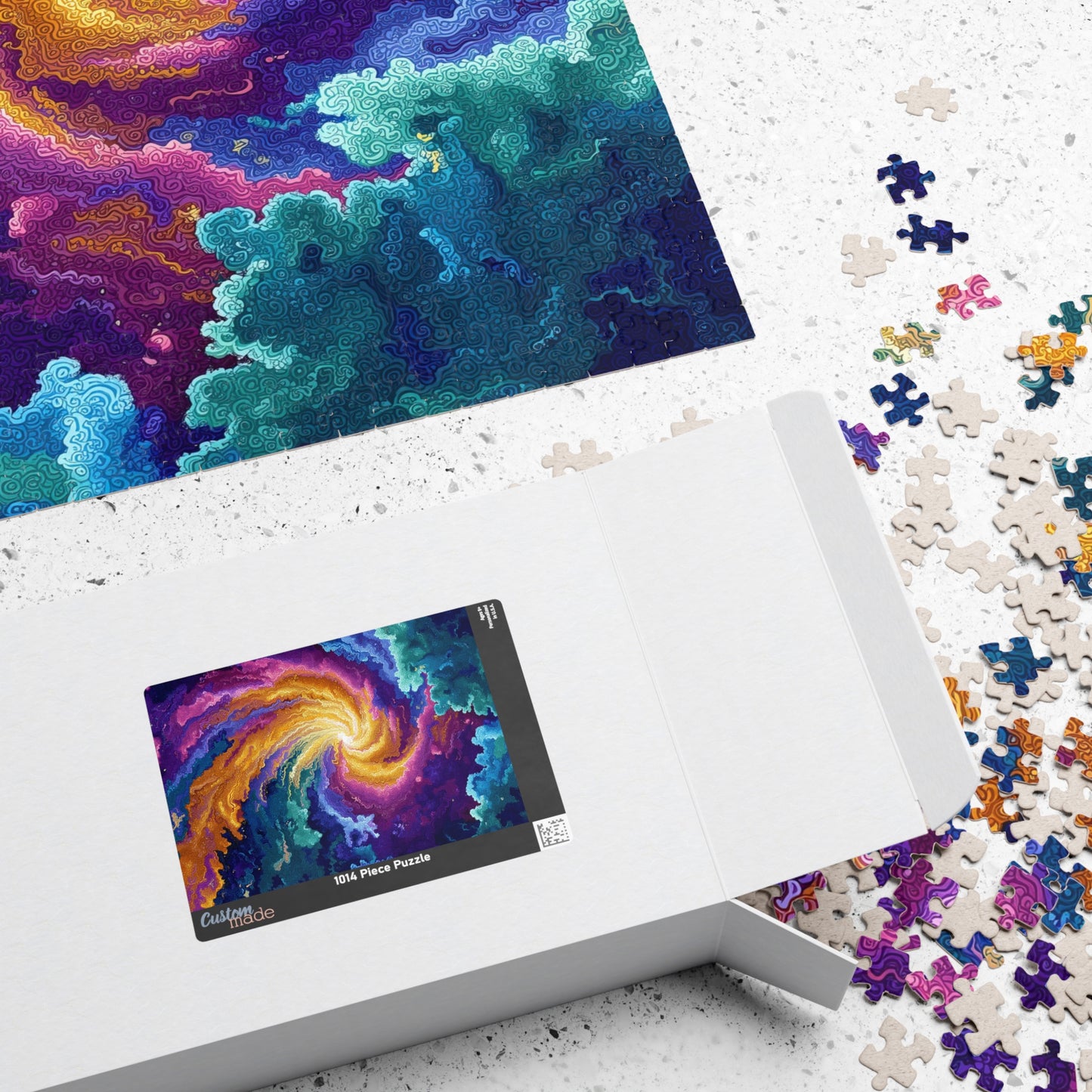 Twirling Galaxy Jigsaw Puzzle