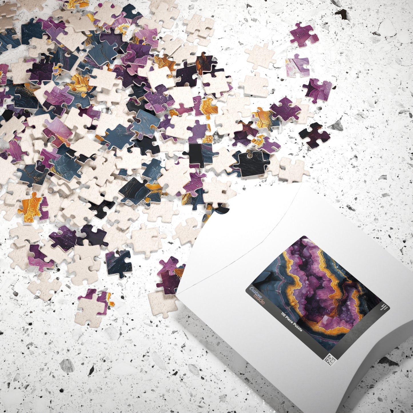 Amethyst Crystal Formation Jigsaw Puzzle