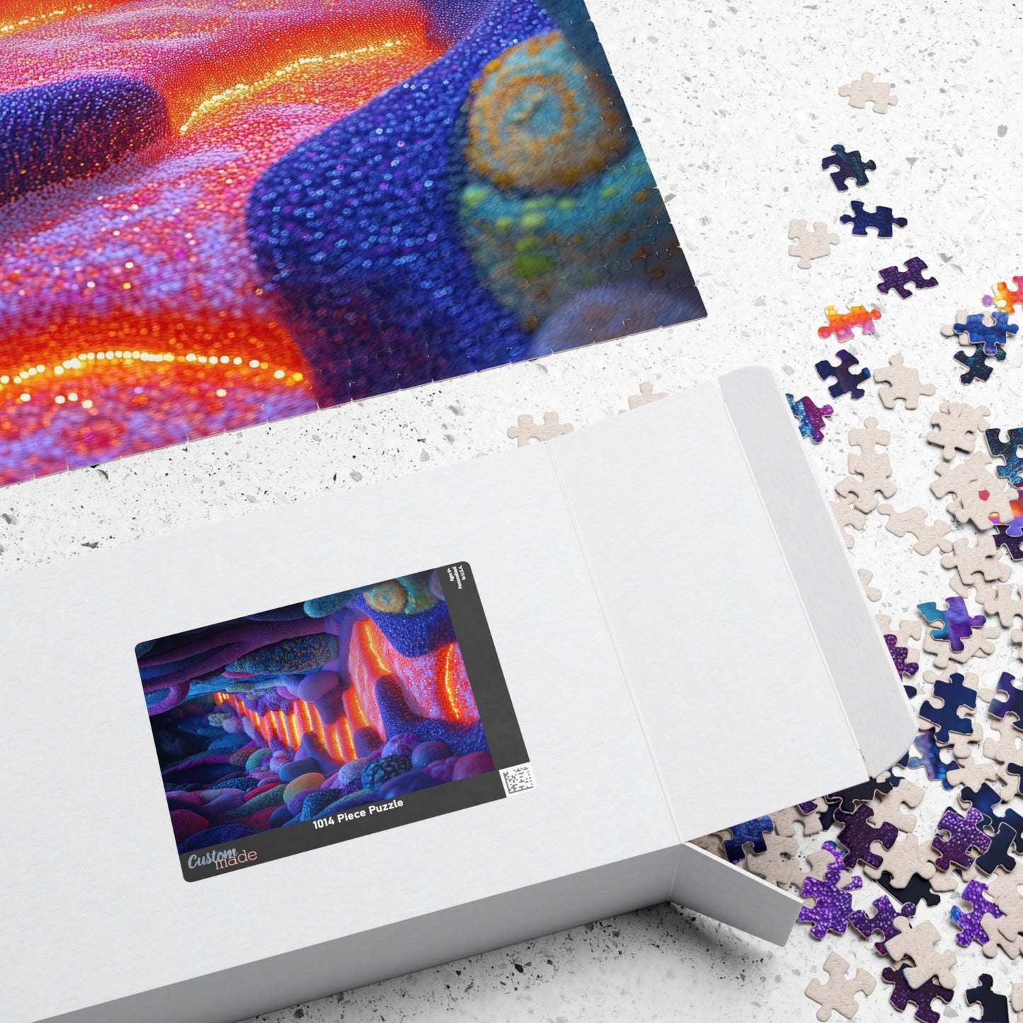 Glowing Lava Pathway Jigsaw Puzzle