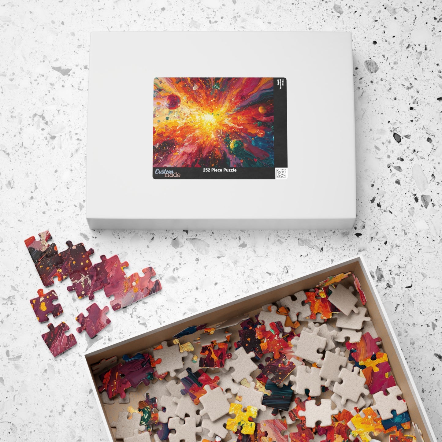 Cosmic Explosion Jigsaw Puzzle