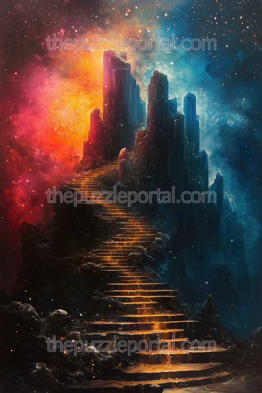 Enchanted Castle Pathway Jigsaw Puzzle