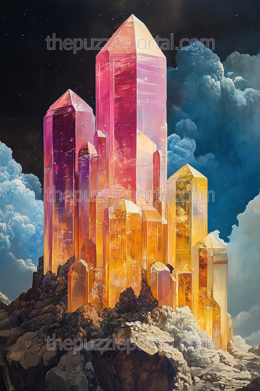 Crystal Mountain Peaks Jigsaw Puzzle