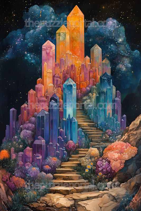 Crystal Castle Pathway Jigsaw Puzzle