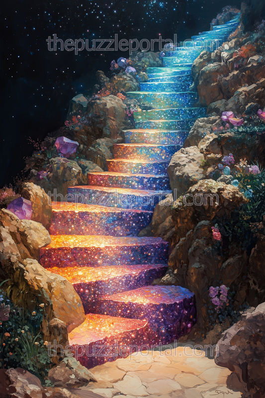Starlit Pathway Jigsaw Puzzle