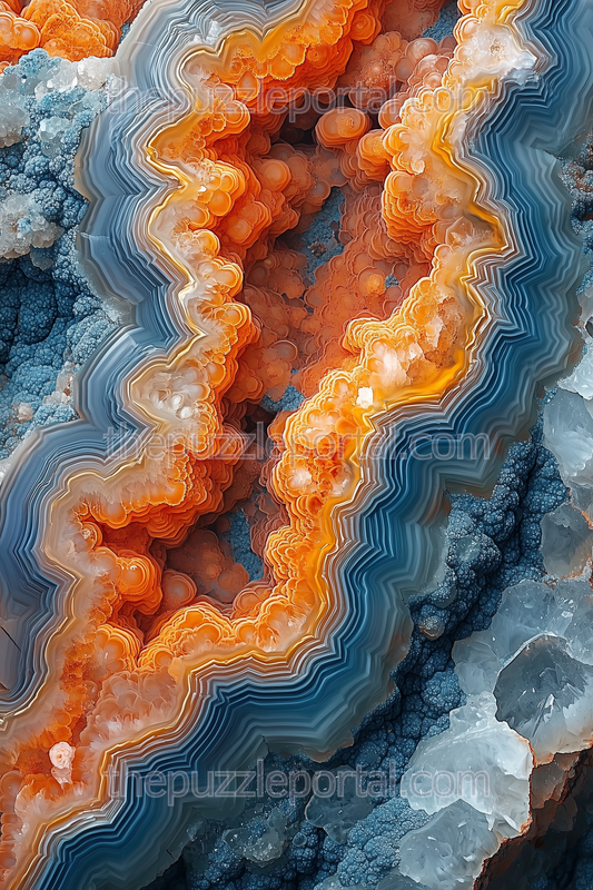 Lava Flow Agate Jigsaw Puzzle