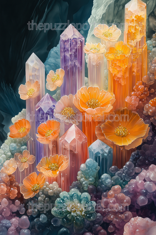 Crystal Bloom Jigsaw Puzzle