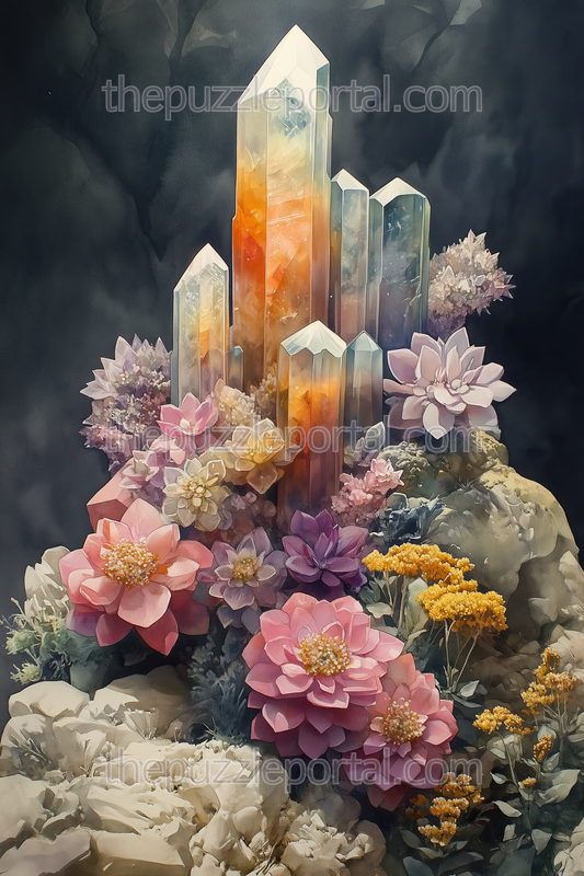 Crystal Bloom Jigsaw Puzzle