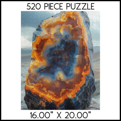Fractured Agate Jigsaw Puzzle